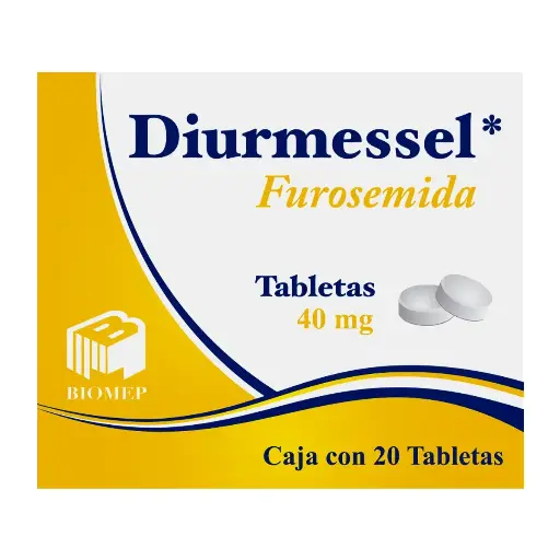[FUROSEMIDA] DIURMESSEL 40MG TABLETAS CON 20 (GI)