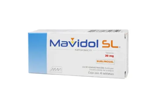 [KETOROLACO] MAVIDOL SL TABLETAS 30MG CON 4 (GI)