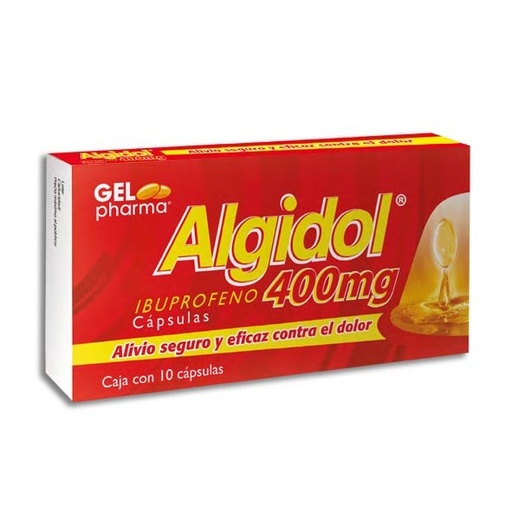 [IBUPROFENO] ALGIDOL 400MG CAPSULAS C/10 (GI)