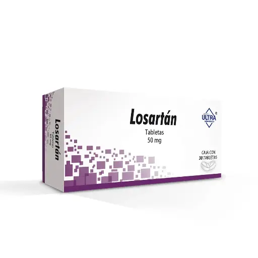 [LOSARTAN] LOSARTAN ULTRA TABLETAS 50MG CON 30 (GI)