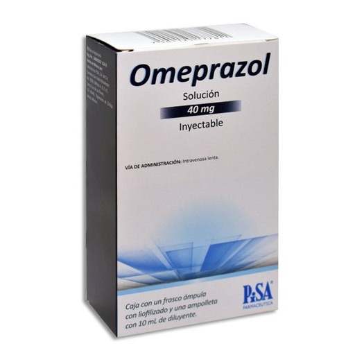 [OMEPRAZOL] OMEPRAZOL PISA 40MG/10ML SOLUCION INYECTABLE C/1 (GI)