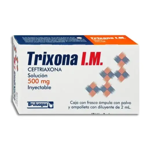 [CEFTRIAXONA] TRIXONA IM 500MG INYECTABLE CON 1 (GI)