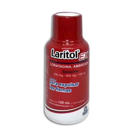 [LORATADINA,AMBROXOL] LARITOL EX SOLUCION 120ML (GI)