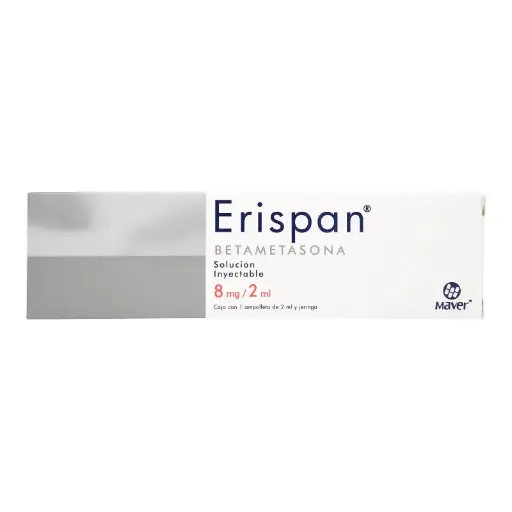 [BETAMETASONA] ERISPAN 8MG/2ML INYECTABLE CON 1 (GI)