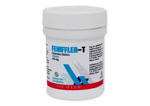 [FENITOINA] FENIFFLER-T 100MG TABLETAS CON 50 (GI)