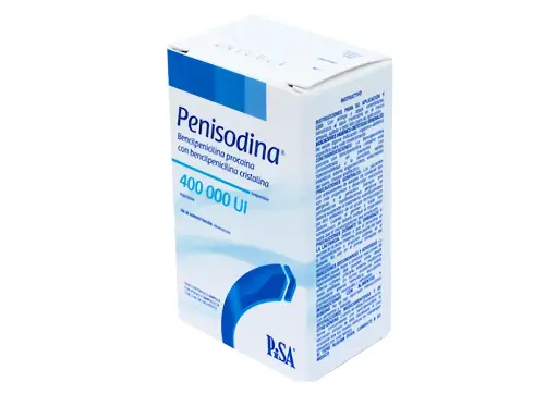 [BENCILPENICILINA PROCAINICA,BENCILPENICILINA CRISTALINA] PENISODINA 400,000UI INYECTABLE CON 1 (GI)