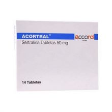 [SERTRALINA] ACORTRAL 50MG TABLETAS C/14 (GI)