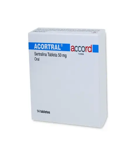 [SERTRALINA] ACORTRAL 50MG TABLETAS CON 14 (GI)