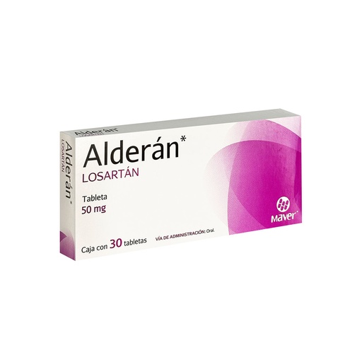 [LOSARTAN] ALDERAN 50MG TABLETAS CON 30 (GI)