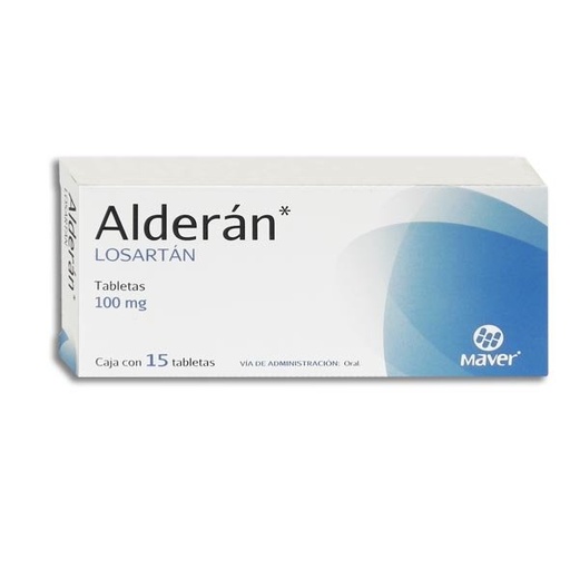 [LOSARTAN] ALDERAN 100MG TABLETAS C/15 (GI)