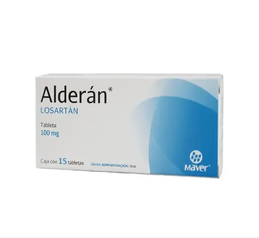 [LOSARTAN] ALDERAN 100MG TABLETAS CON 15 (GI)