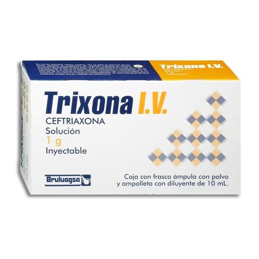 [CEFTRIAXONA] TRIXONA IV 1G INYECTABLE C/1 (GI)