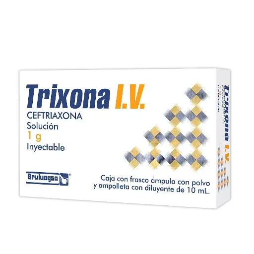 [CEFTRIAXONA] TRIXONA IV 1G INYECTABLE CON 1 (GI)