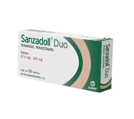 [PARACETAMOL,TRAMADOL] SANZADOLL DUO 37.5/325MG TABLETAS CON 20 (GI)