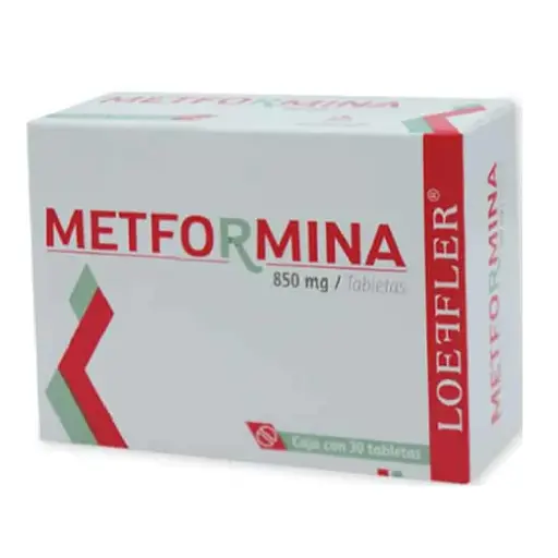 [METFORMINA] METFORMINA LOEFFLER 850MG TABLETAS CON 30 (GI)