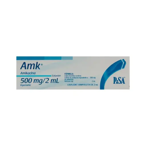 [AMIKACINA] AMIKACINA SALUCOM 500MG / 2ML CON 1 (GI)