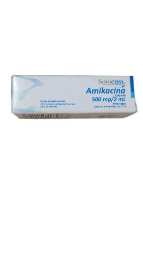 [AMIKACINA] AMIKACINA SALUCOM 500MG / 2ML CON 1 (GI)