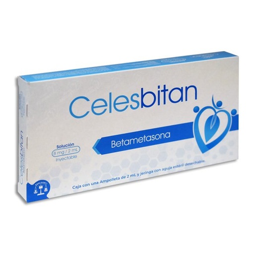 [BETAMETASONA] CELESBITAN 8MG/2ML INYECTABLE C/1 (GI)