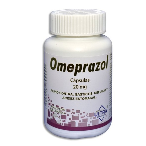 [OMEPRAZOL] OMEPRAZOL ULTRA 20MG CAPSULAS C/120 (GI)