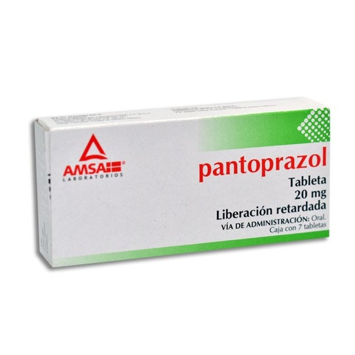 [PANTOPRAZOL] PANTOPRAZOL AMSA 20MG TABLETAS C/7 (GI)