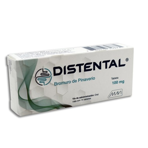 [PINAVERIO] DISTENTAL 100MG TABLETAS C/14 (GI)