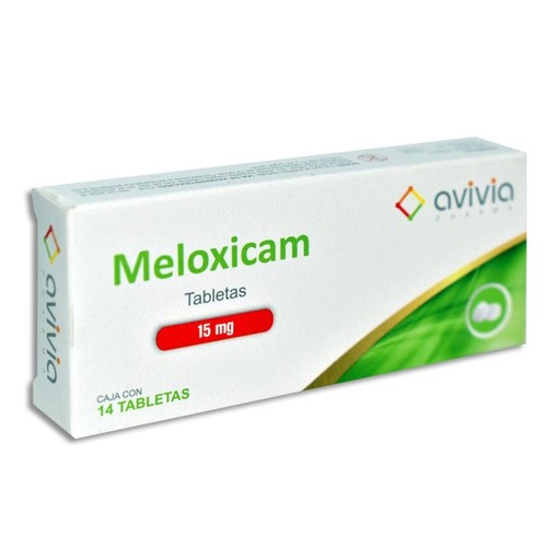 [MELOXICAM] MELOXICAM AVIVIA 15MG TABLETAS C/14 (GI)