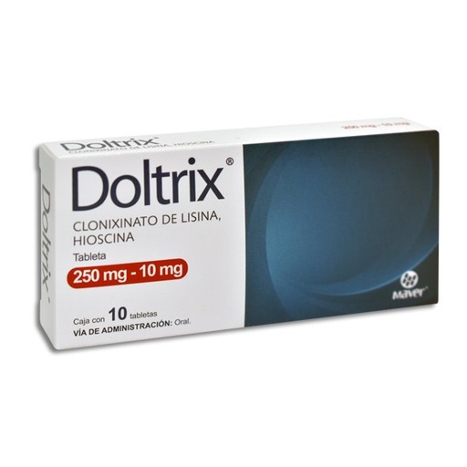 [CLONIXINATO DE LISINA,BUTILHIOSCINA] DOLTRIX 250/10MG TABLETAS C/10 (GI)