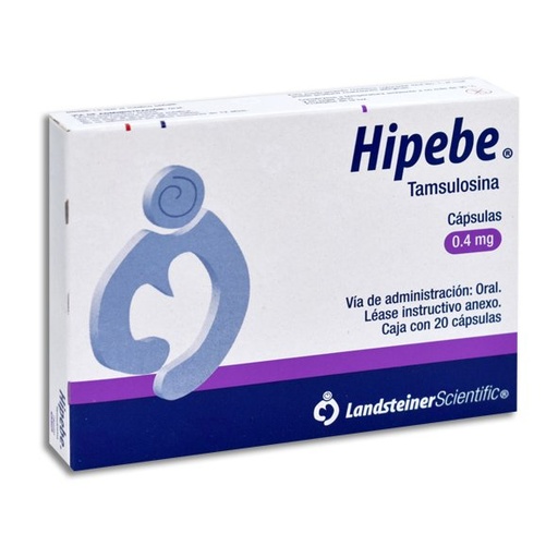 [TAMSULOSINA] HIPEBE 0.4MG CAPSULAS C/20 (GI)