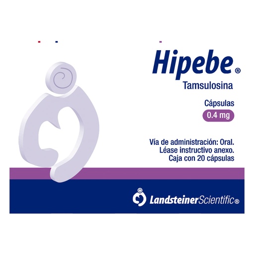 [TAMSULOSINA] HIPEBE 0.4MG CAPSULAS CON 20 (GI)