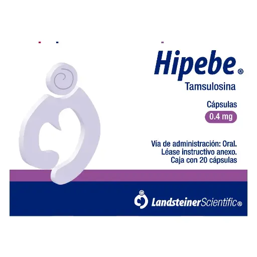 [TAMSULOSINA] HIPEBE 0.4MG CAPSULAS CON 20 (GI)
