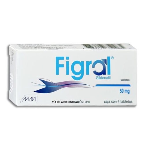 [SILDENAFIL] FIGRAL 50MG TABLETAS C/4 (GI)