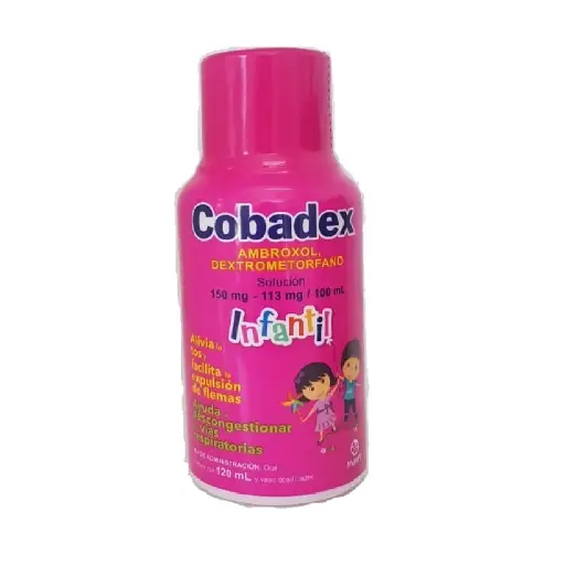 [DEXTROMETORFANO,AMBROXOL] COBADEX INFANTIL SOLUCION 120ML (GI)