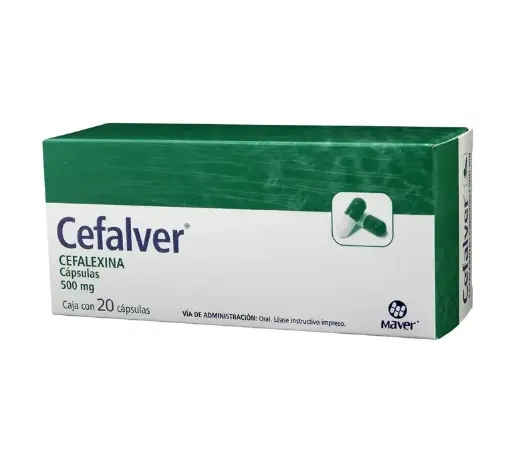 [CEFALEXINA] CEFALVER 500MG CAPSULAS CON 20 (GI)
