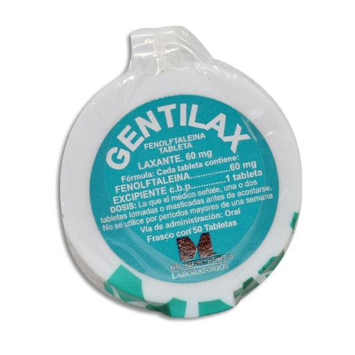 [FENOLFTALEINA] GENTILAX 60MG TABLETAS C/50 (GI)