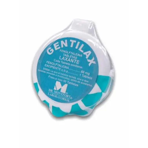 [FENOLFTALEINA] GENTILAX 60MG TABLETAS CON 50 (GI)