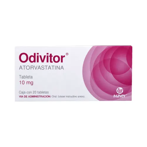 [ATORVASTATINA] ODIVITOR 10MG TABLETAS CON 20 (GI)