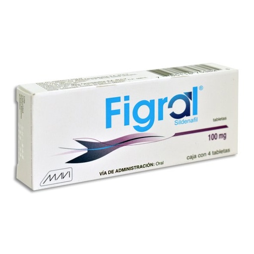 [SILDENAFIL] FIGRAL 100MG TABLETAS C/4 (GI)
