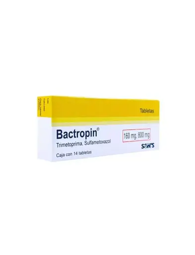 [SULFAMETOXAZOL,TRIMETOPRIMA] BACTROPIN 160/800MG TABLETAS CON 14 (GI)