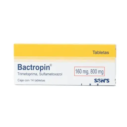 [SULFAMETOXAZOL,TRIMETOPRIMA] BACTROPIN 160/800MG TABLETAS CON 14 (GI)