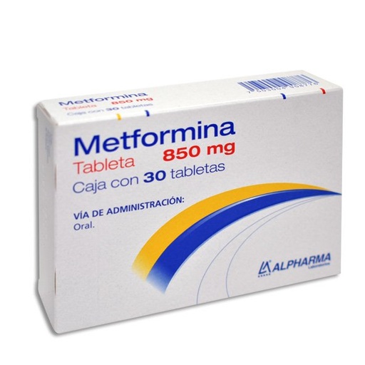[METFORMINA] METFORMINA ALPHARMA 850MG TABLETAS C/30 (GI)