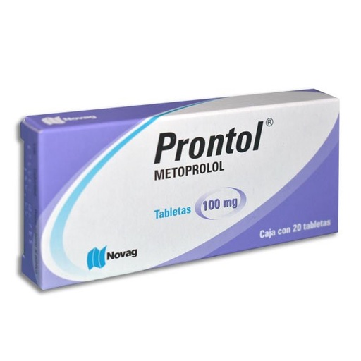 [METOPROLOL] PRONTOL 100MG TABLETAS C/20 (GI)