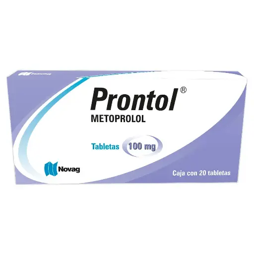 [METOPROLOL] PRONTOL 100MG TABLETAS CON 20 (GI)