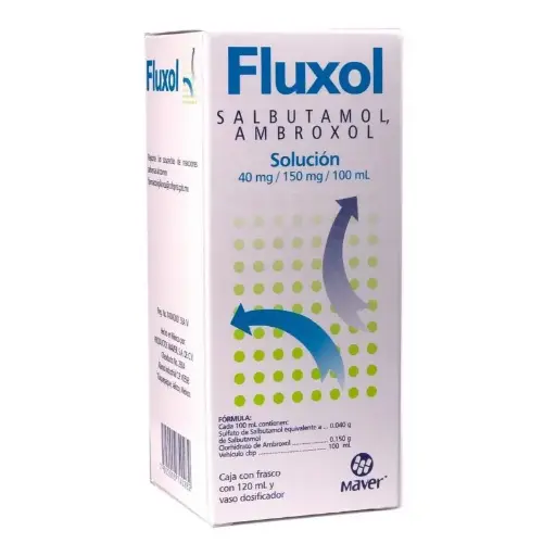 [SALBUTAMOL,AMBROXOL] FLUXOL 40/150MG/100ML SOLUCION 120ML (GI)