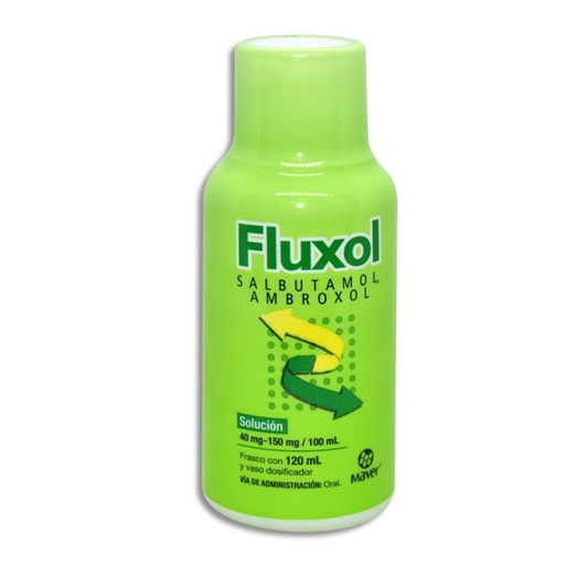 [SALBUTAMOL,AMBROXOL] FLUXOL 40/150MG/100ML SOLUCION 120ML (GI)