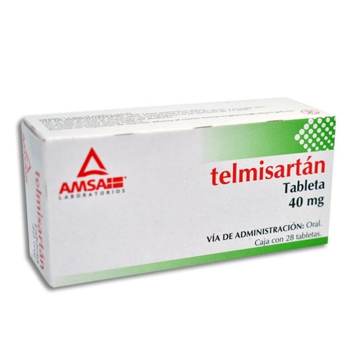 [TELMISARTAN] TELMISARTAN AMSA 40MG TABLETAS C/28 (GI)