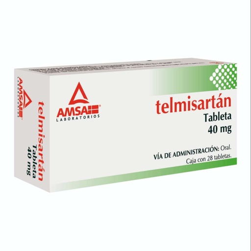 [TELMISARTAN] TELMISARTAN AMSA 40MG TABLETAS CON 28 (GI)