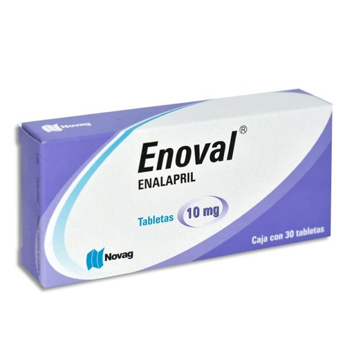 [ENALAPRIL] ENOVAL 10MG TABLETAS C/30 (GI)