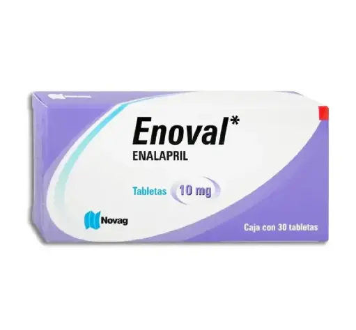 [ENALAPRIL] ENOVAL 10MG TABLETAS CON 30 (GI)