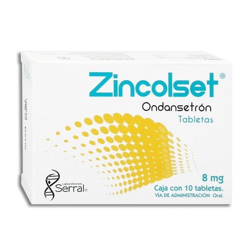 [ONDANSETRON] ZINCOLSET 8MG TABLETAS C/10 (GI)