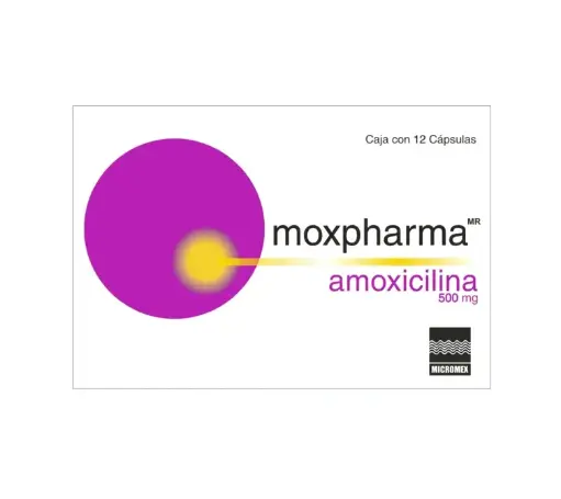 [AMOXICILINA] MOXPHARMA 500MG CAPSULAS CON 12 (GI)